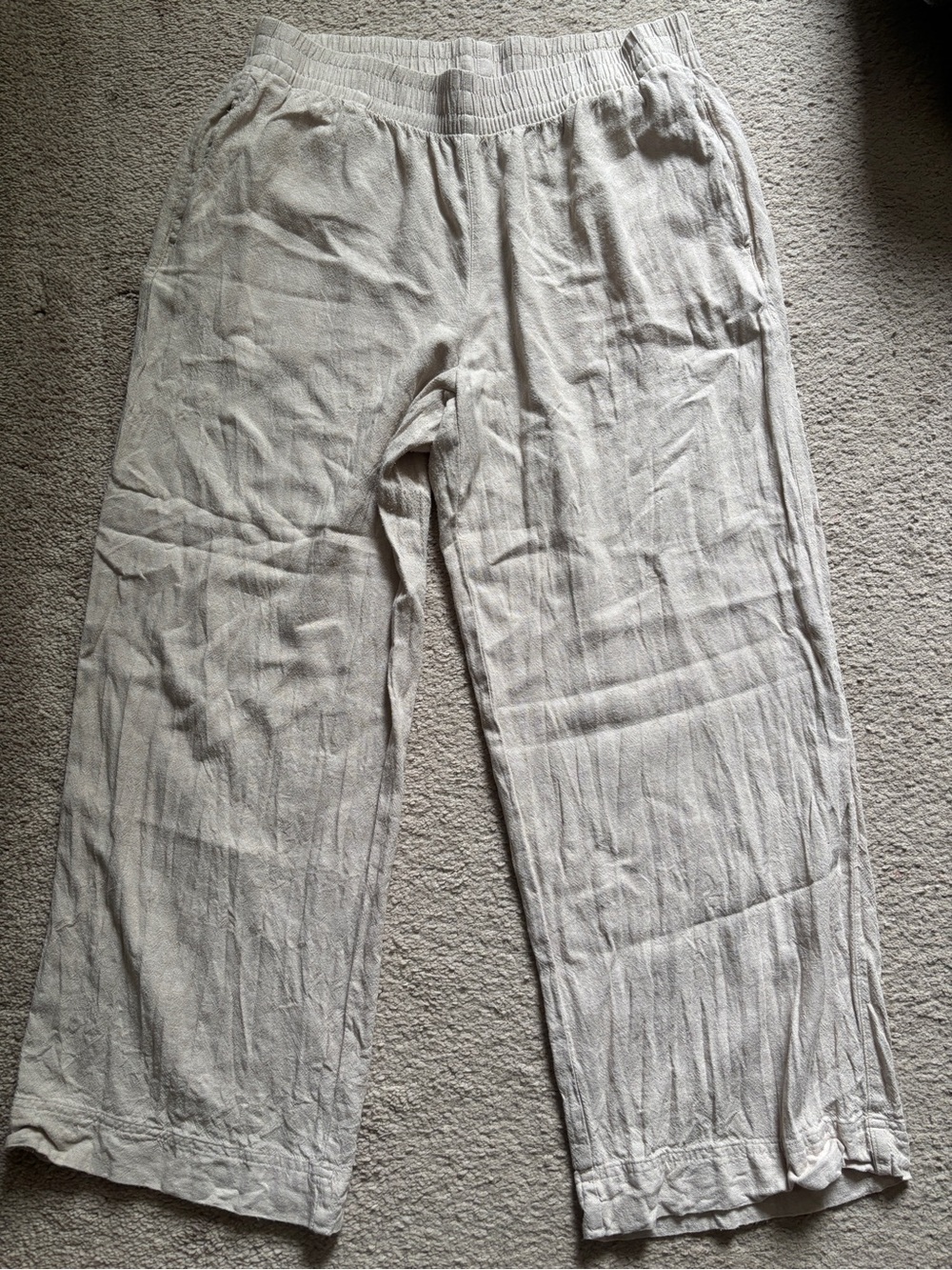Old Navy Light Beige Linen